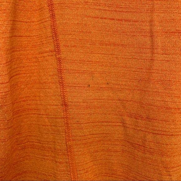 Nike running heathered bright orange dri fit short sleeve top large. - Picture 3 of 9